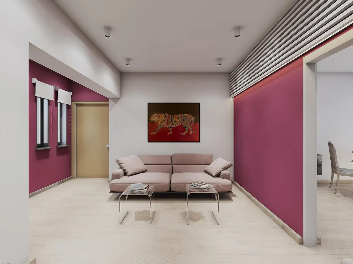 3D μελέτη χώρου αναμονής γυναικολογικού ιατρείου στο κέντρο της Αθήνας