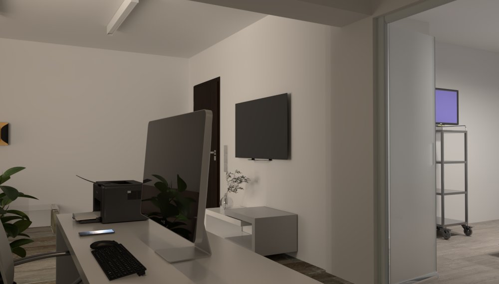 3D απεικόνιση υποδοχής γαστρεντερολογικού ιατρείου